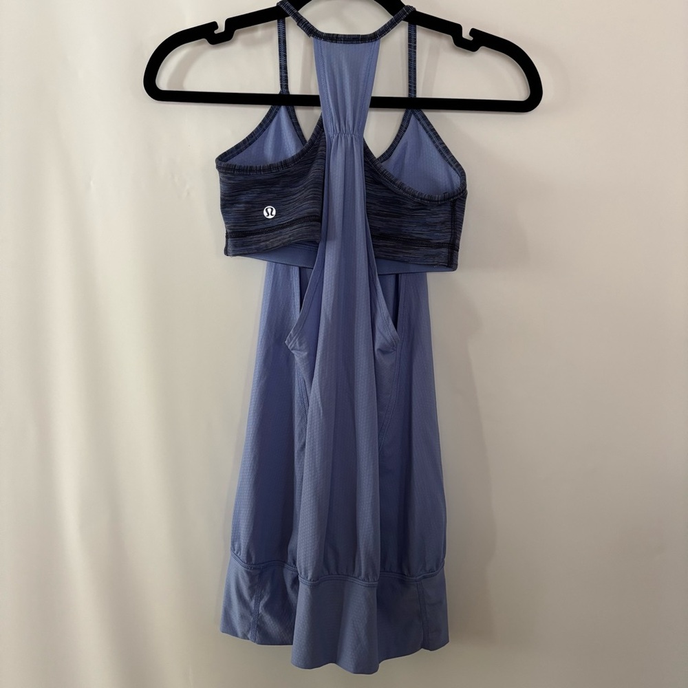 Lululemon No Limits Tank Lullaby Cadet Blue Size 4